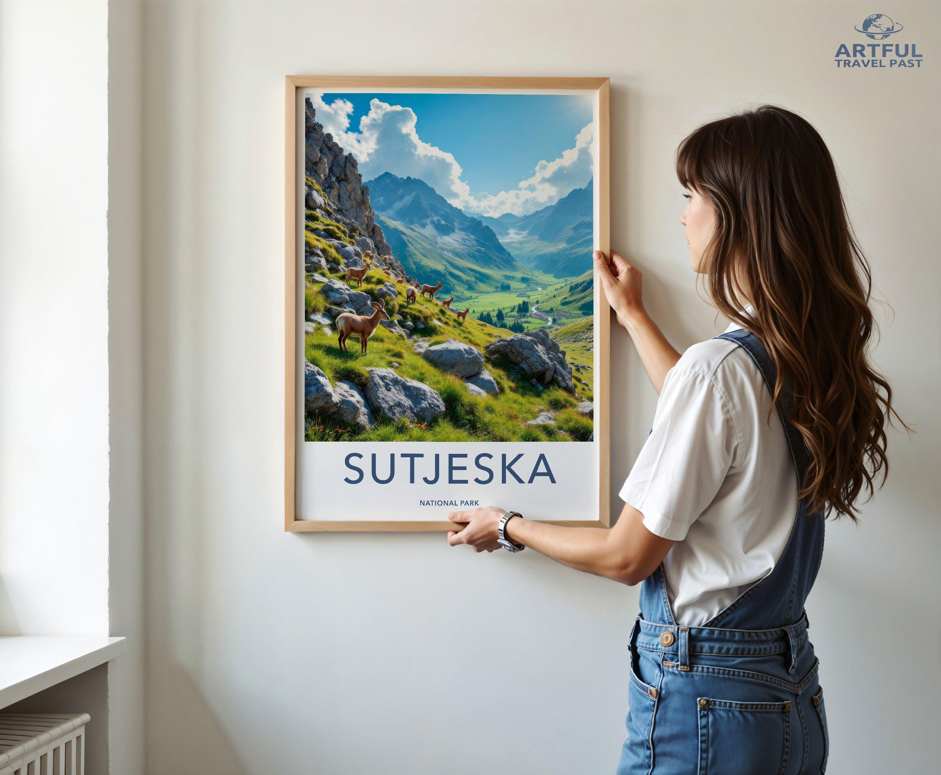 Sutjeska National Park Poster | Bosnia and Herzegovina Art