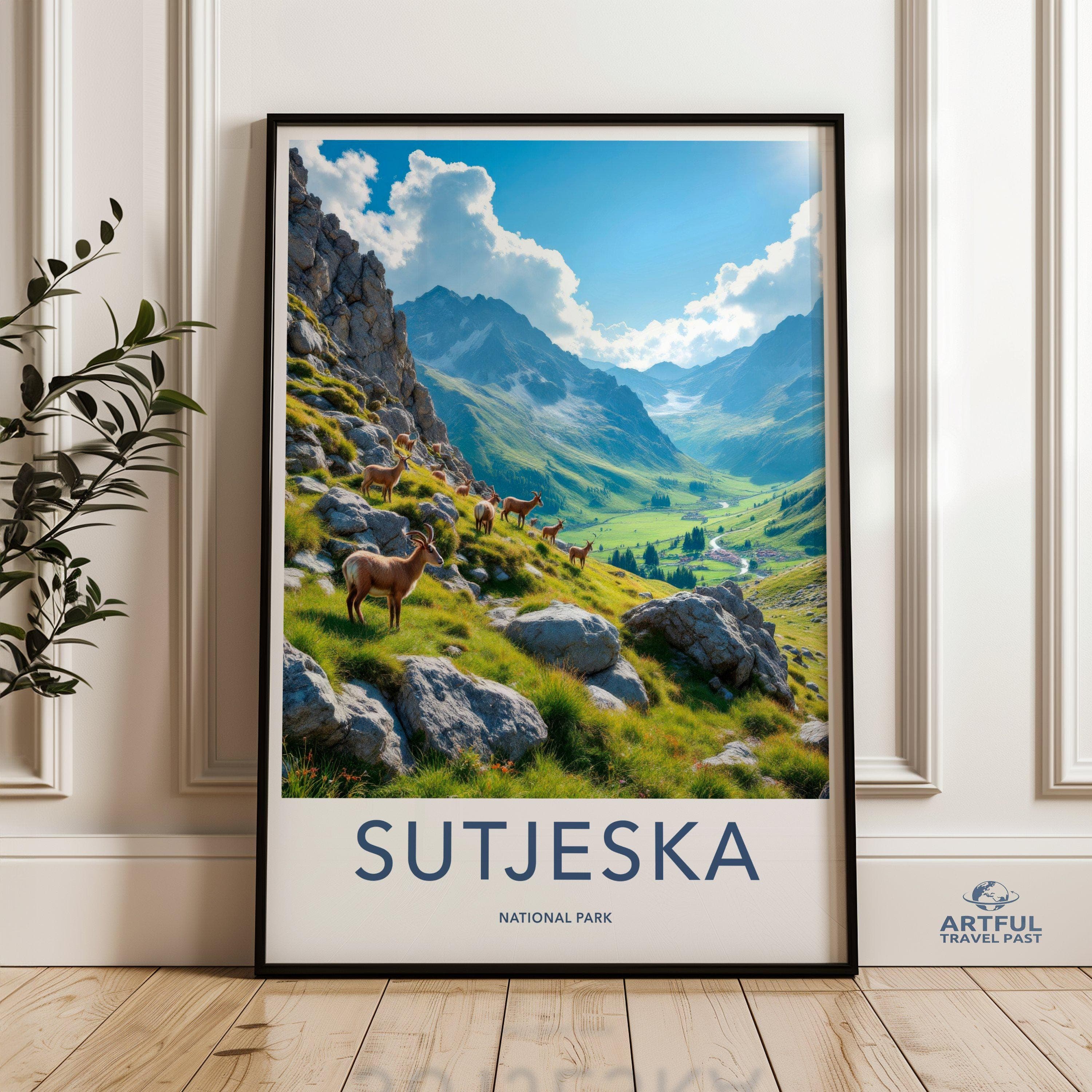 Sutjeska National Park Poster | Bosnia and Herzegovina Art