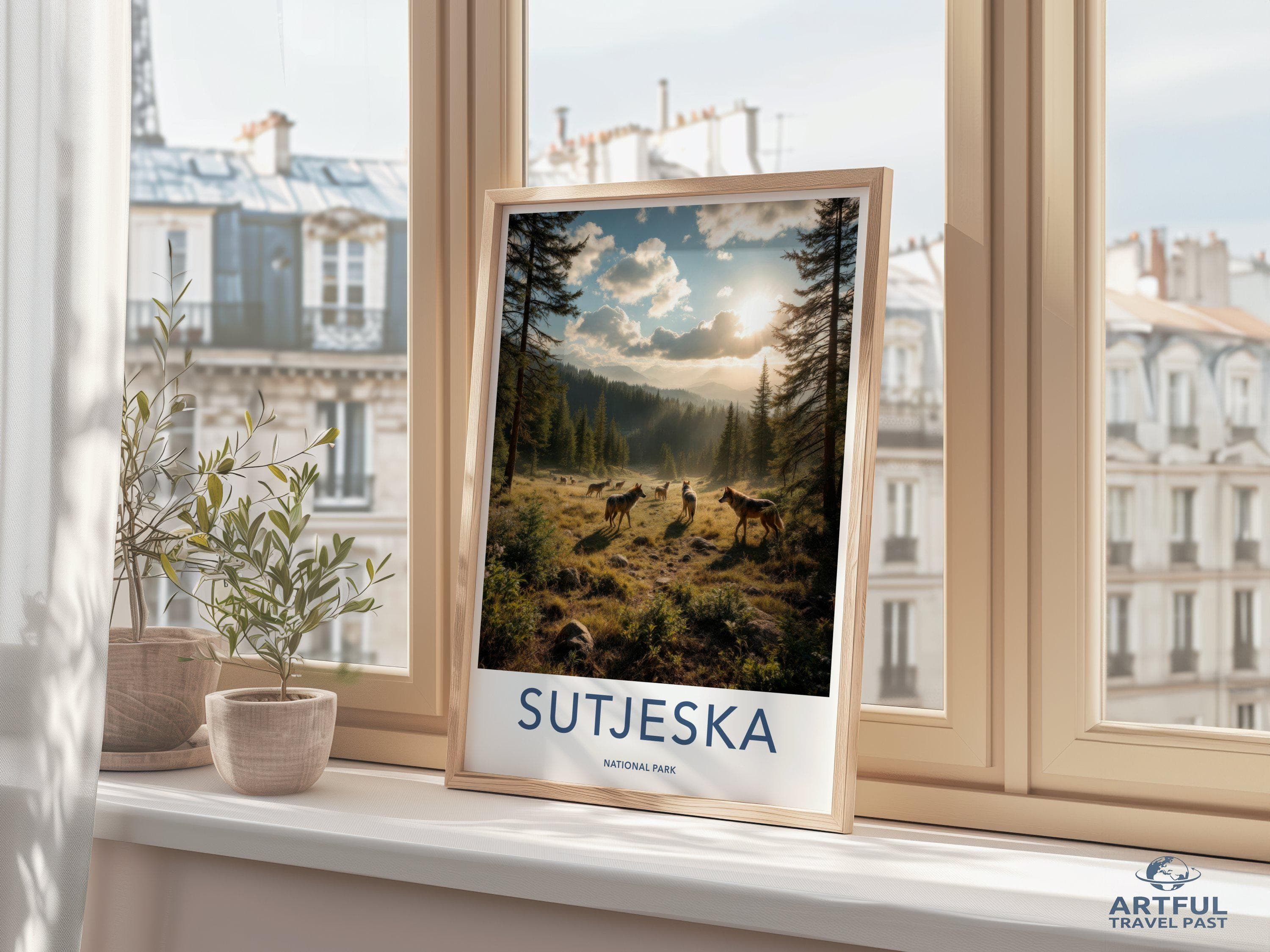 Sutjeska National Park Poster | Bosnia and Herzegovina Art