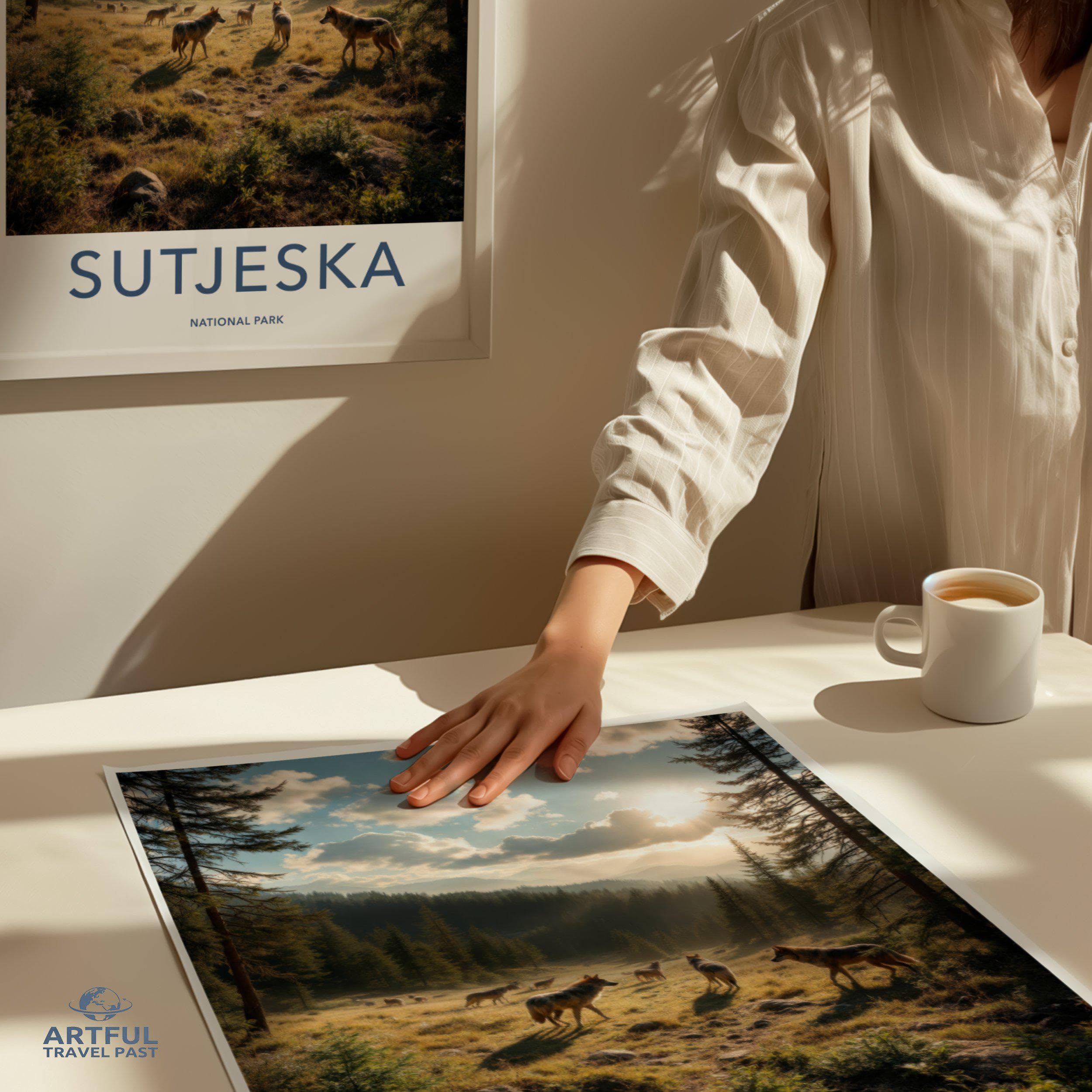 Sutjeska National Park Poster | Bosnia and Herzegovina Art