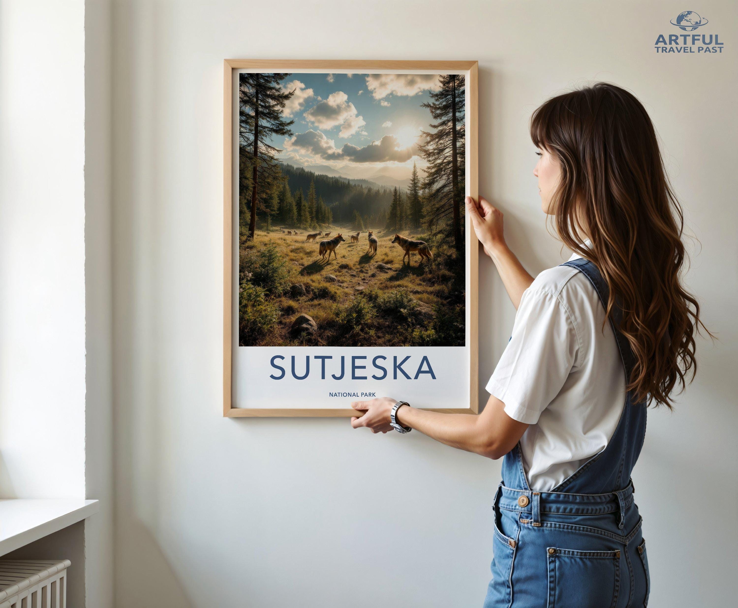 Sutjeska National Park Poster | Bosnia and Herzegovina Art