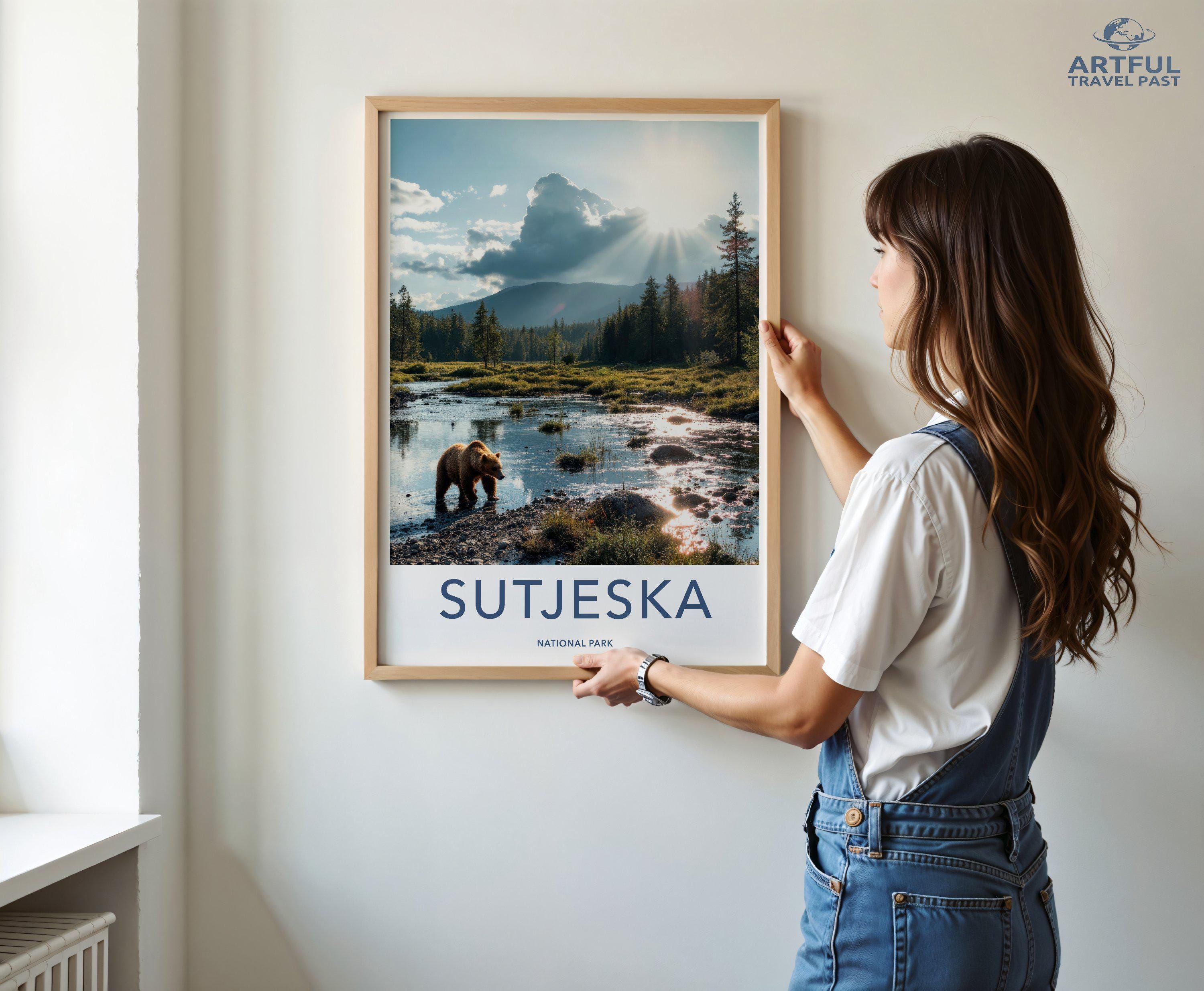 Sutjeska National Park Poster | Bosnia and Herzegovina Art