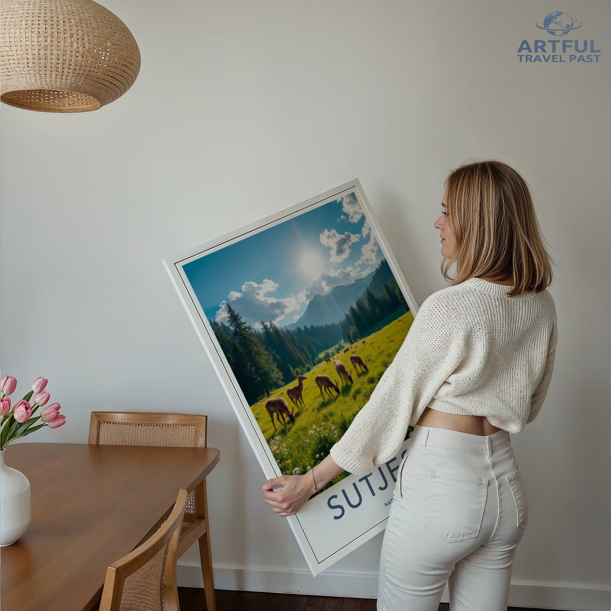 Sutjeska National Park Poster | Bosnia and Herzegovina Art