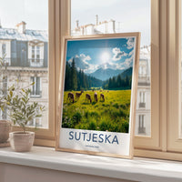 Sutjeska National Park Poster | Bosnia and Herzegovina Art