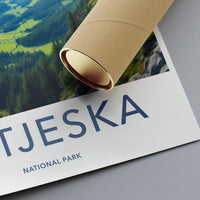 Sutjeska National Park Poster | Bosnia and Herzegovina Art