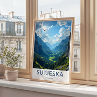 Sutjeska National Park Poster | Bosnia and Herzegovina Art