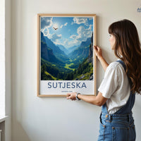 Sutjeska National Park Poster | Bosnia and Herzegovina Art