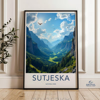 Sutjeska National Park Poster | Bosnia and Herzegovina Art