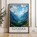 Sutjeska National Park Poster | Bosnia and Herzegovina Art