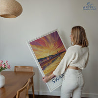 Swansea Poster - Wales Wall Art