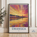 Swansea Poster | Wales Wall Art | UK Decor