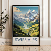 Swiss Alps Poster