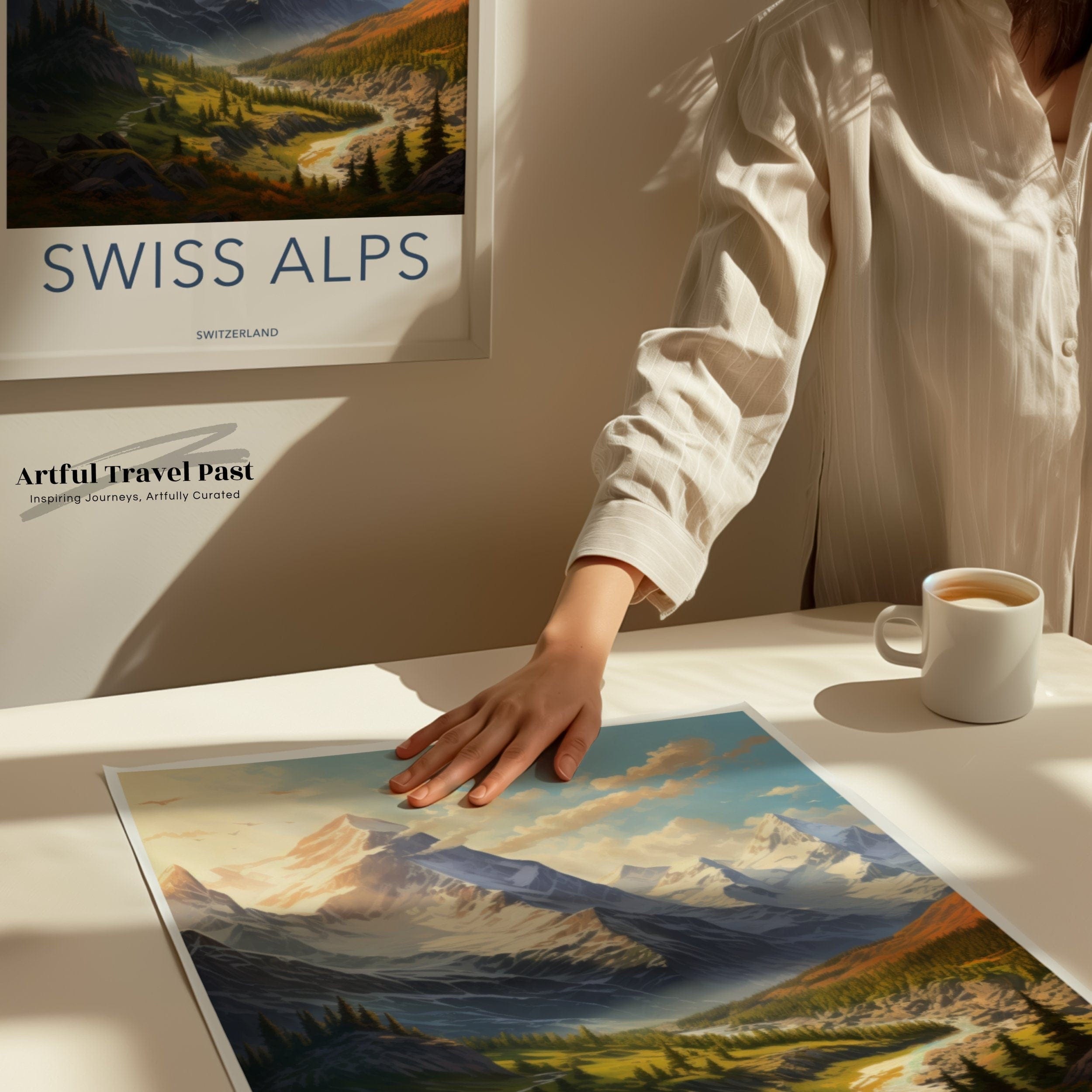 Swiss Alps Poster - Switzerland Wall Art