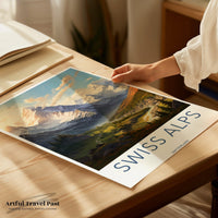 Swiss Alps Poster - Switzerland Wall Art
