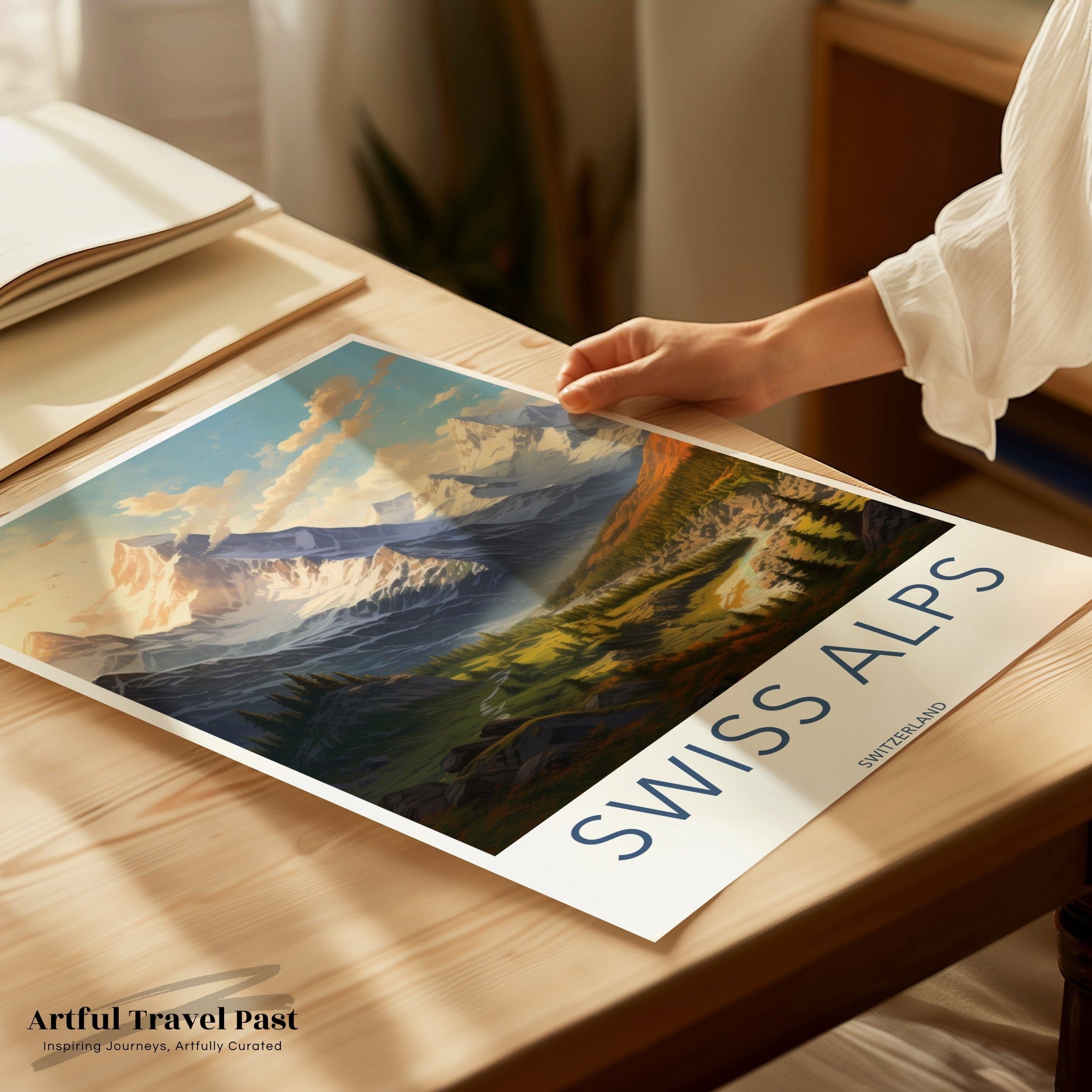 Swiss Alps Poster - Switzerland Wall Art