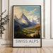 Swiss Alps Poster - Switzerland Wall Art