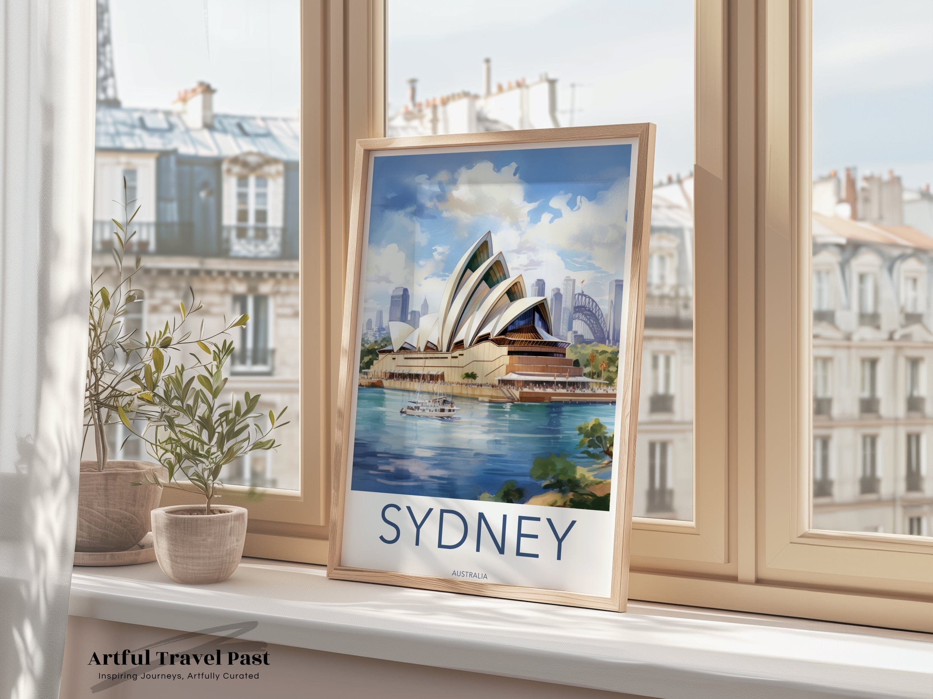 Sydney Poster | New South Wales Wall Art | Australia Decor