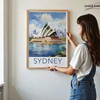 Sydney Poster | New South Wales Wall Art | Australia Decor