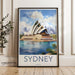 Sydney Poster | New South Wales Wall Art | Australia Decor