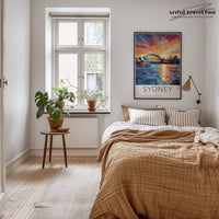Sydney Poster | New South Wales Wall Art | Australia Decor
