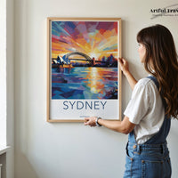 Sydney Poster | New South Wales Wall Art | Australia Decor