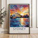 Sydney Poster | New South Wales Wall Art | Australia Decor
