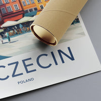 Szczecin Poster - Poland Wall Art
