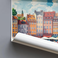 Szczecin Poster - Poland Wall Art