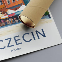 Szczecin Poster | Poland Wall Art | Eastern Europe Art