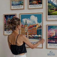 Szczecin Poster | Poland Wall Art | Eastern Europe Art