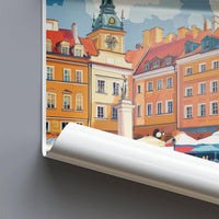 Szczecin Poster | Poland Wall Art | Eastern Europe Art