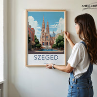 Szeged Poster - Hungary Wall Art