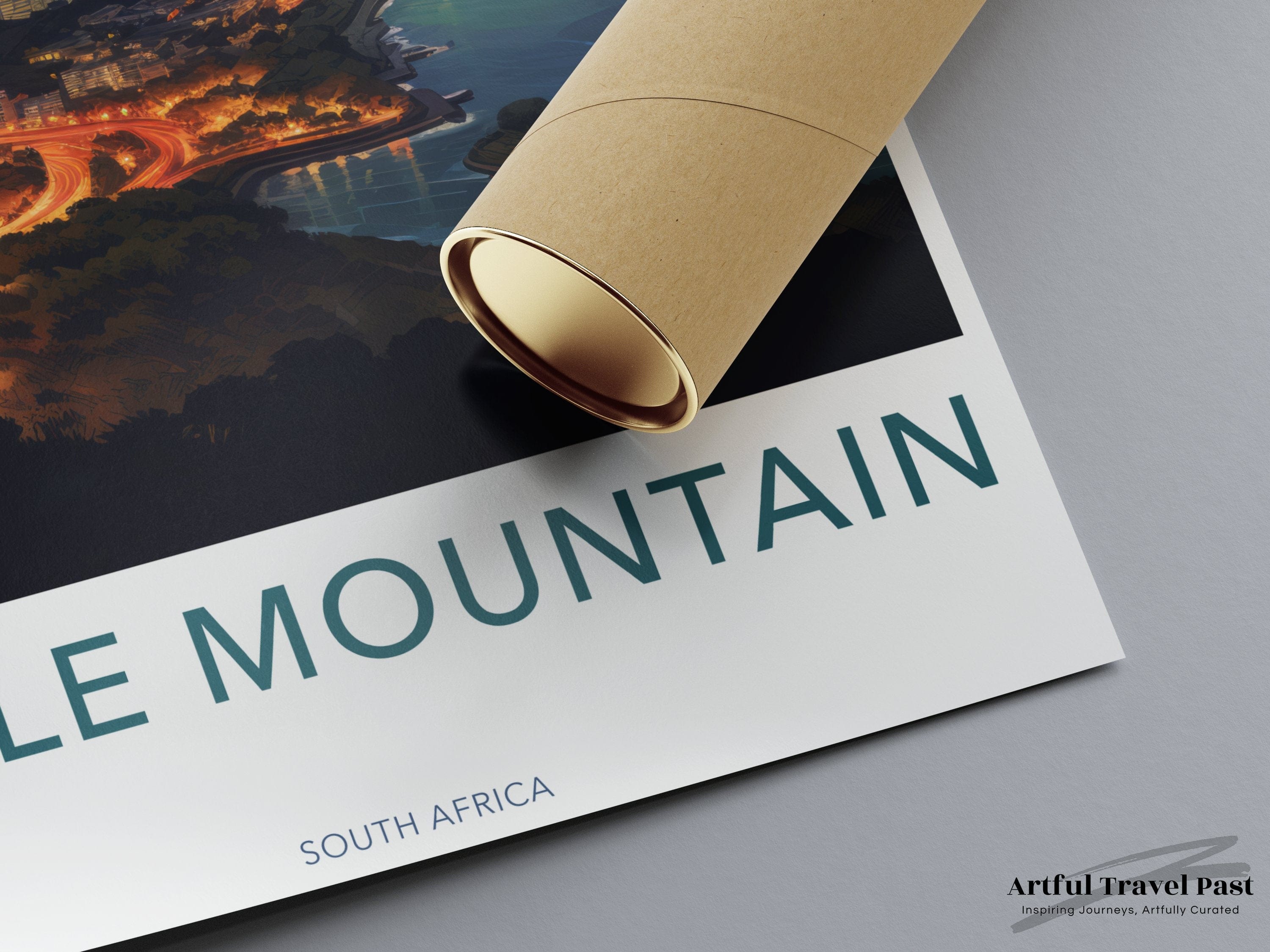 Table Mountain Poster | South Africa Wall Art