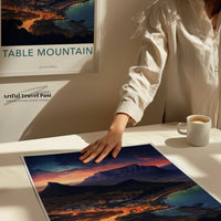 Table Mountain Poster | South Africa Wall Art