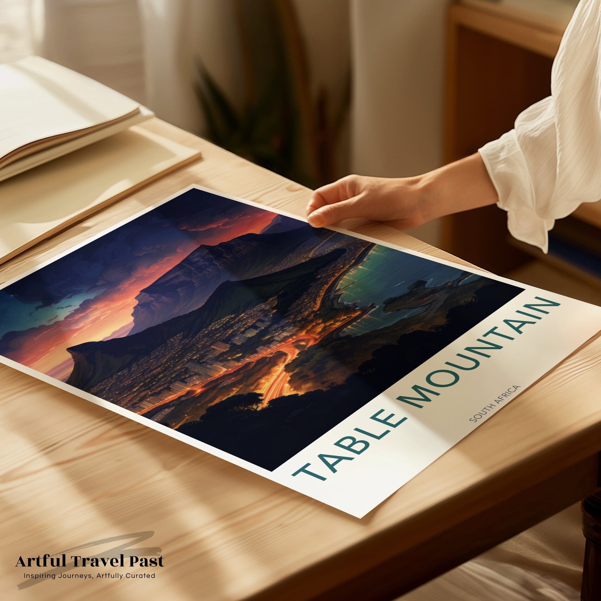 Table Mountain Poster | South Africa Wall Art