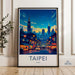 Taipei Poster - Taiwan Wall Art