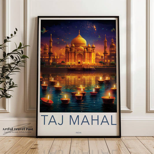 Taj Mahal Poster - India Wall Art