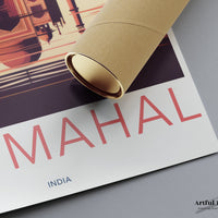 Taj Mahal Poster - India Wall Art