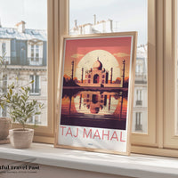 Taj Mahal Poster - India Wall Art