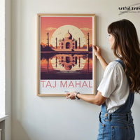 Taj Mahal Poster - India Wall Art