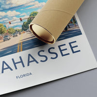 Tallahassee Poster - Florida Wall Art