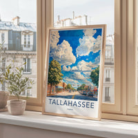 Tallahassee Poster - Florida Wall Art
