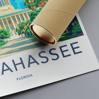Tallahassee Poster - Florida Wall Art