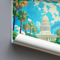 Tallahassee Poster - Florida Wall Art