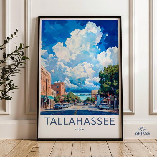 Tallahassee Poster - Florida Wall Art