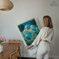 Tallahassee Poster | Florida Wall Art | America Decor