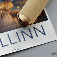 Tallinn Poster - Estonia Wall Art