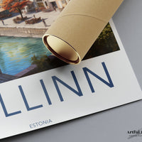 Tallinn Poster - Estonia Wall Art