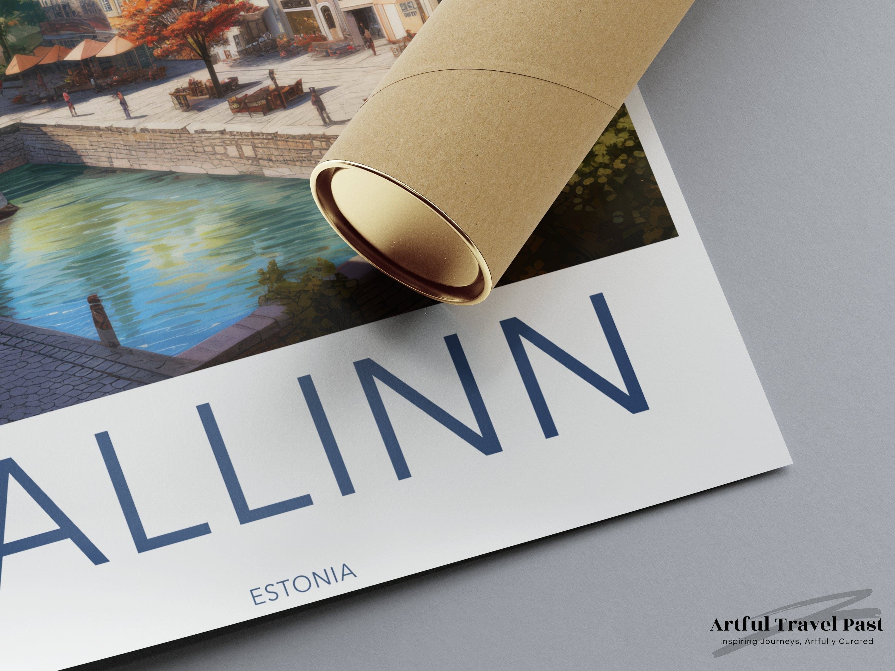 Tallinn Poster - Estonia Wall Art