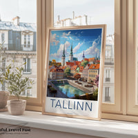 Tallinn Poster - Estonia Wall Art